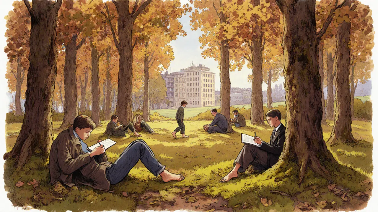 Zaměstnanci stráví den klidu v lese, bez pracovních zařízení, jen v tichu a přírodě.