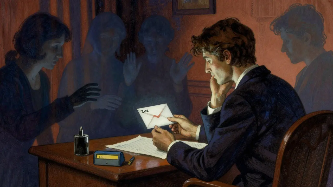 Terapeut odesílá nešifrovaná data, zatímco stíny pacientů se rozpadají v digitálního popela.