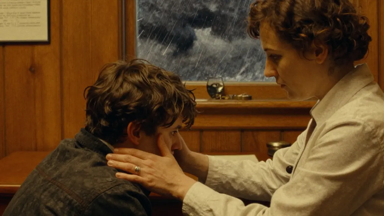 Podpora odborníka v krizovém centru jako bezpečný přístav během psychické bouře.