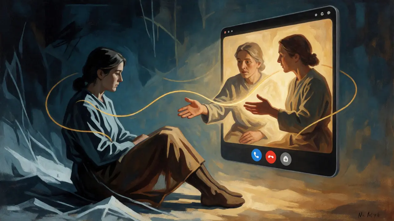 Digitální empatie propojující izolovaného člověka s terapeutem